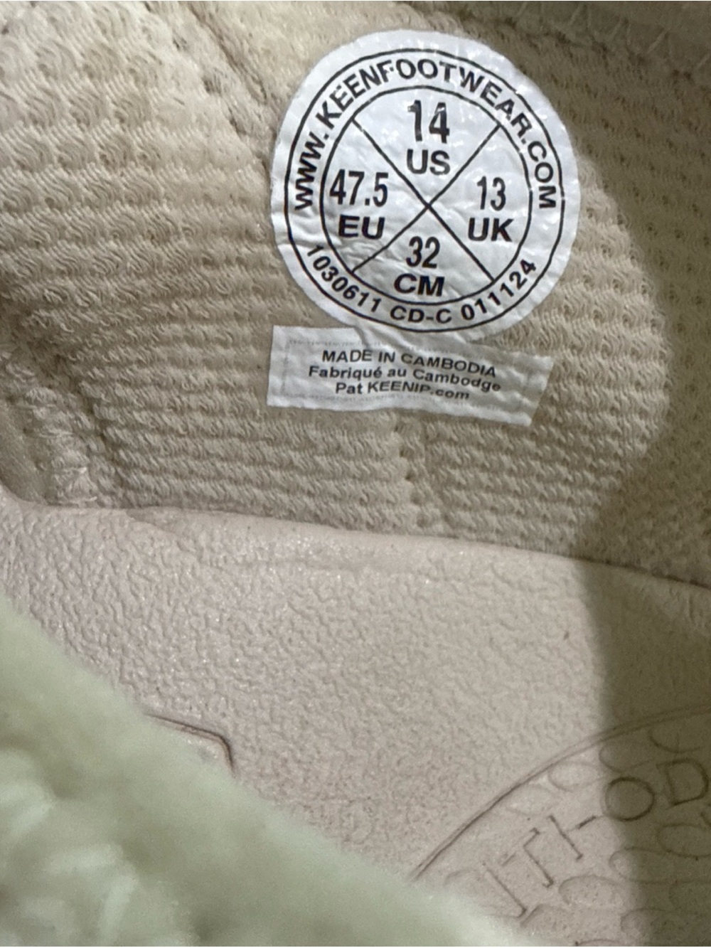KEEN Mens Hyperport H2 Tan/Cream - Sz 14 - Picture 6 of 6